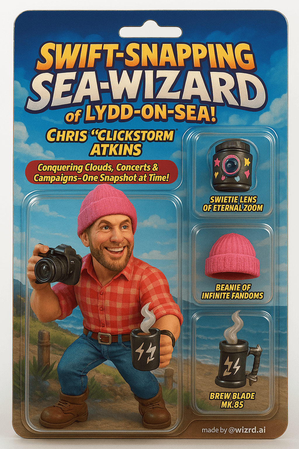 Sea Wizard as a Classic 90s action figure