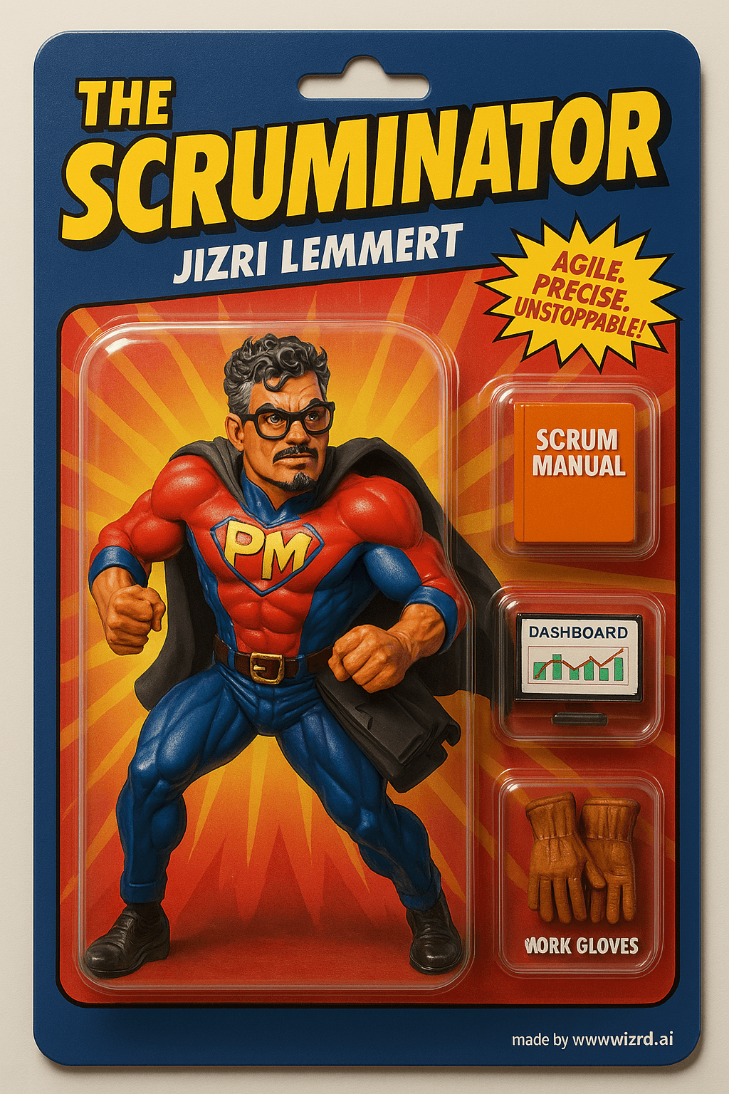 Scruminator as a Classic 90s action figure